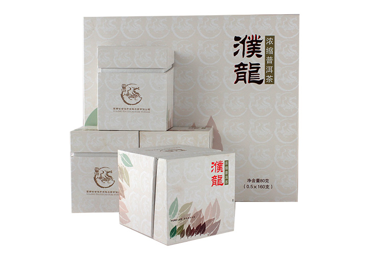 濮龙 浓缩普洱茶礼盒 浓缩精华 纯天然 _0