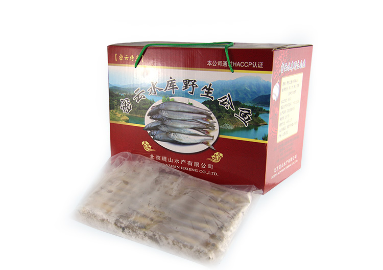 密云水库野生满籽公鱼3000g盒装_2