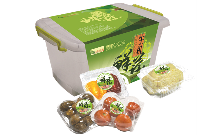 绿意田园礼包 新鲜绿色蔬菜 无公害有机 送礼最佳选择 蔬菜配送 农夫有机坊6KG盒装_0