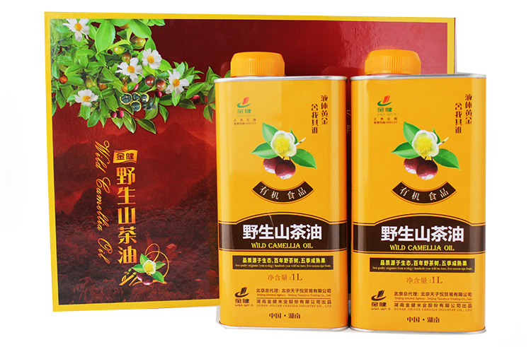 野生山茶油 压榨一级 纯天然冷榨油 有机山茶油(礼盒)_1